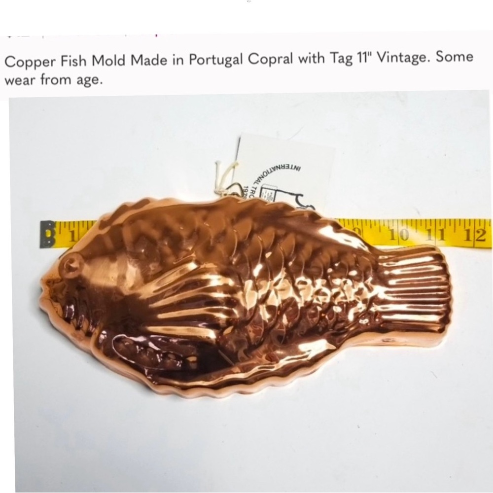Copper Fish Mold